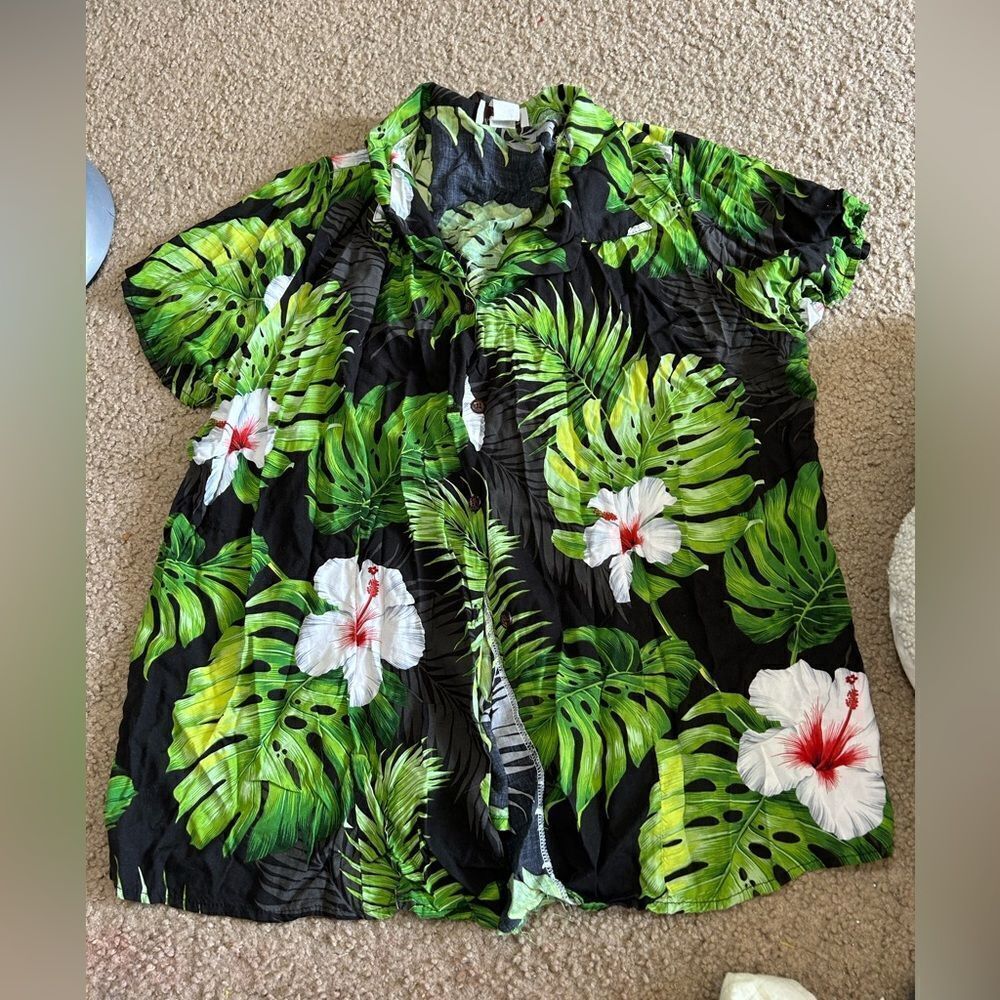 Vintage Womens Hawaiian Reserve Collection Button Down Shirt